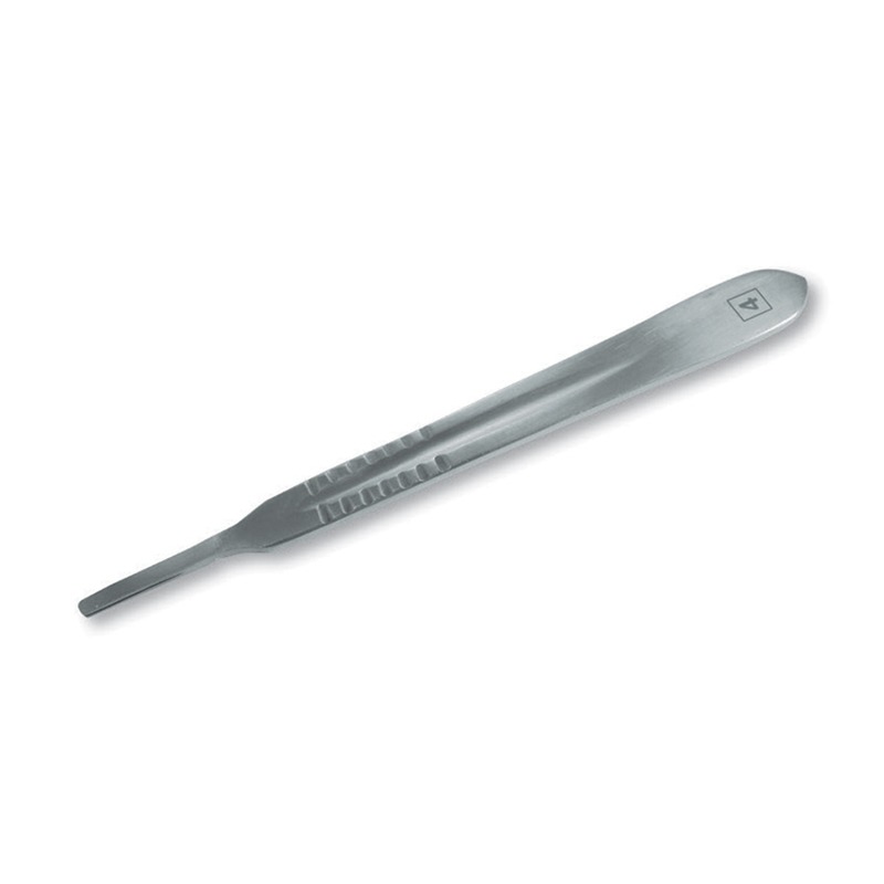 Manico Portalame bisturi in Acciaio Inox N. 4