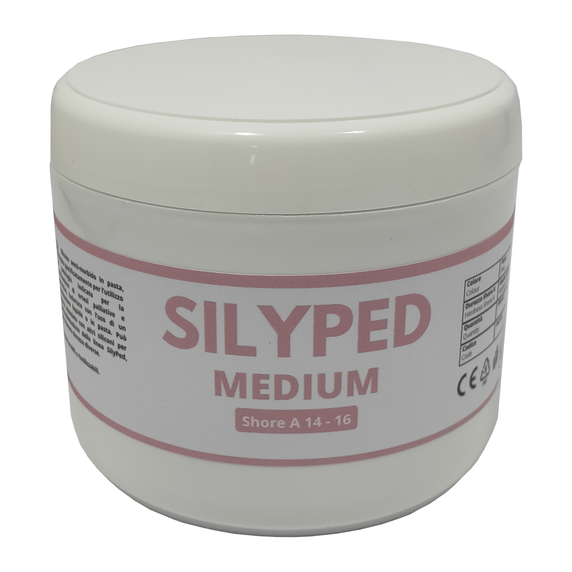 Silicone SilyPed Medium Shore A 14 - 16